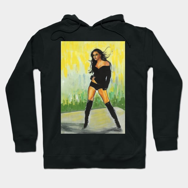 Mila Kunis Hoodie by Svetlana Pelin